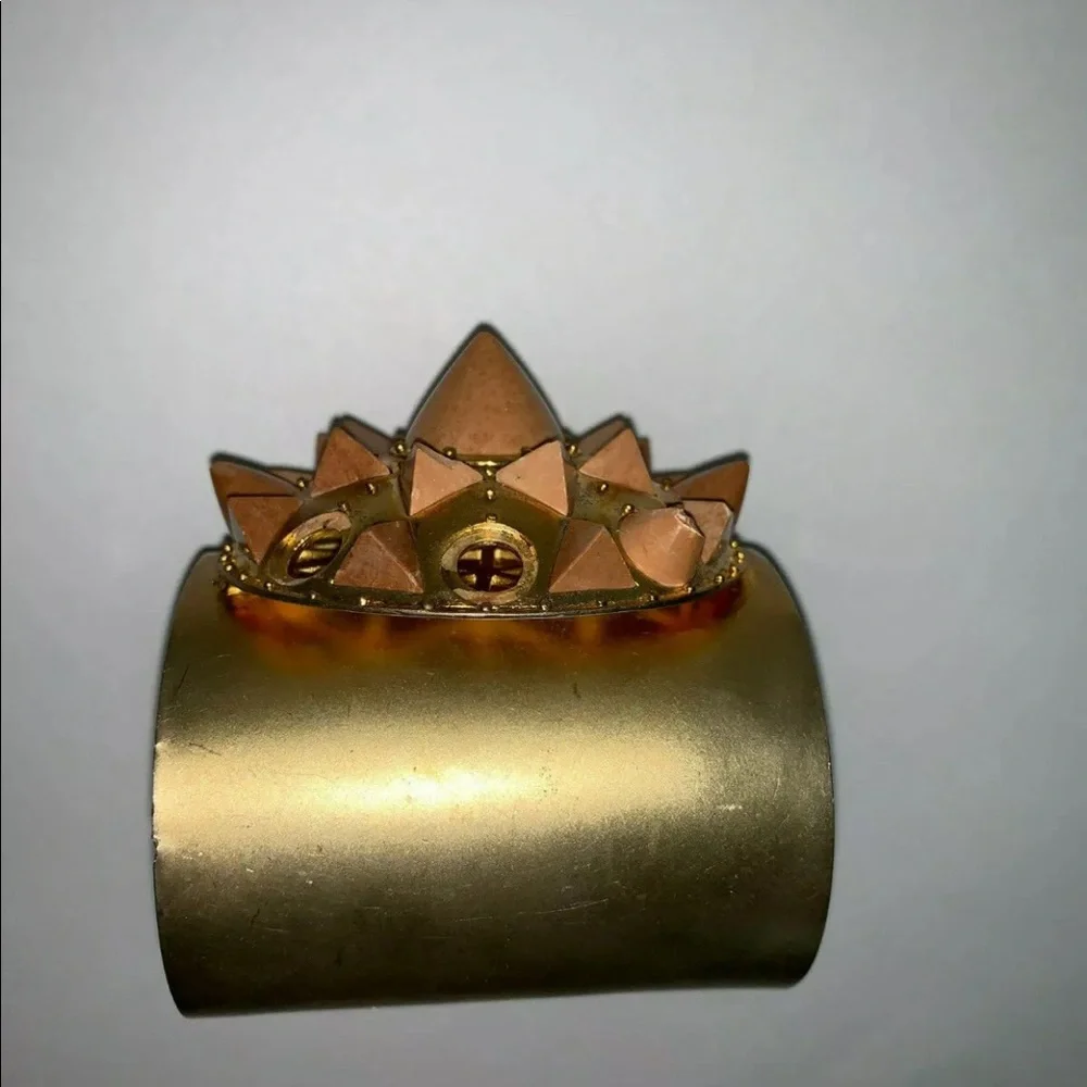 EDDIE BORGO xl brass spike editorial cuff bracelet